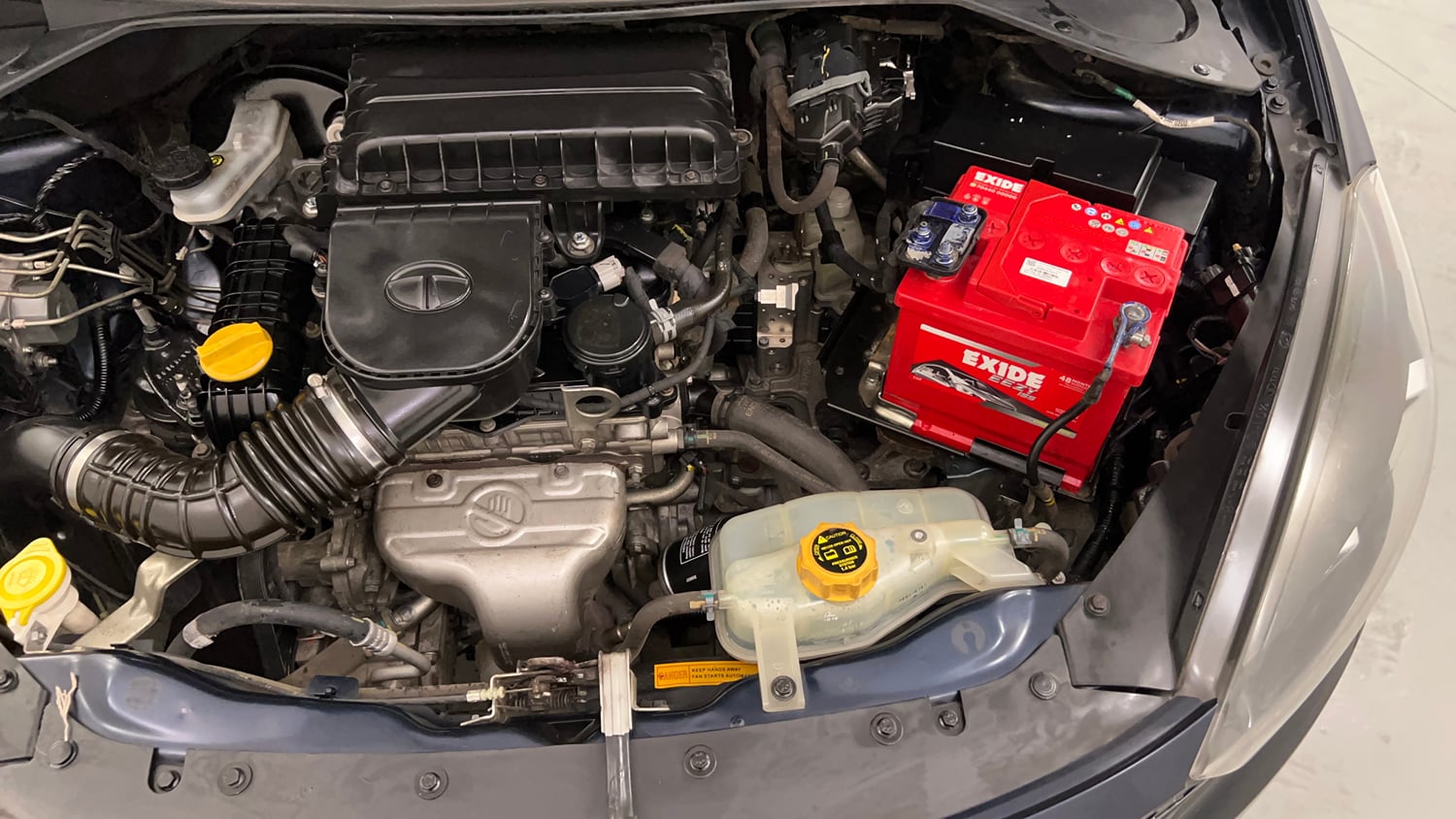 Used 2019 Tata Tigor Revotron XZA Petrol Automatic engine ENGINE LEFT SIDE VIEW