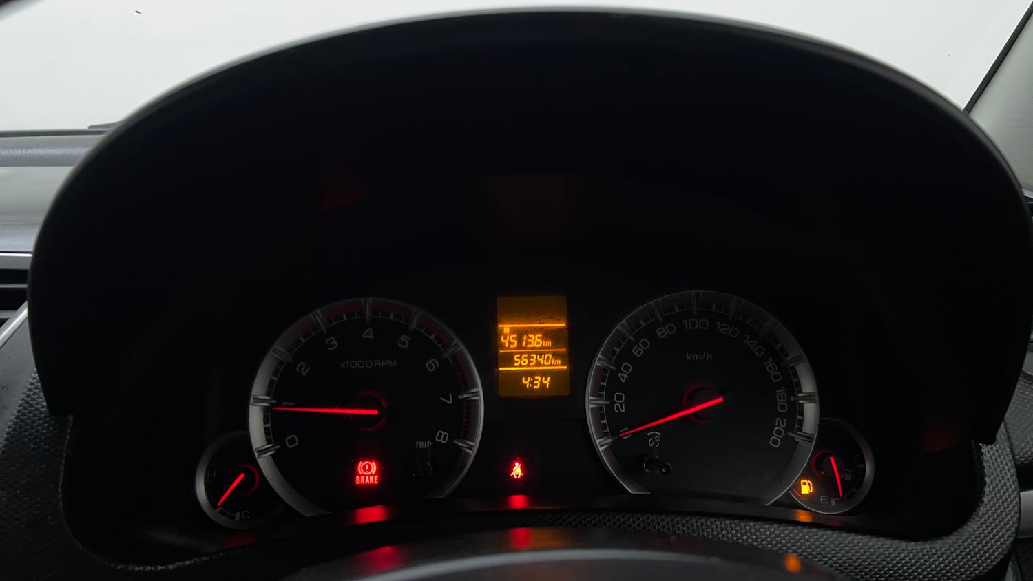 Used 2015 Maruti Suzuki Swift VXi Petrol Manual interior CLUSTERMETER VIEW