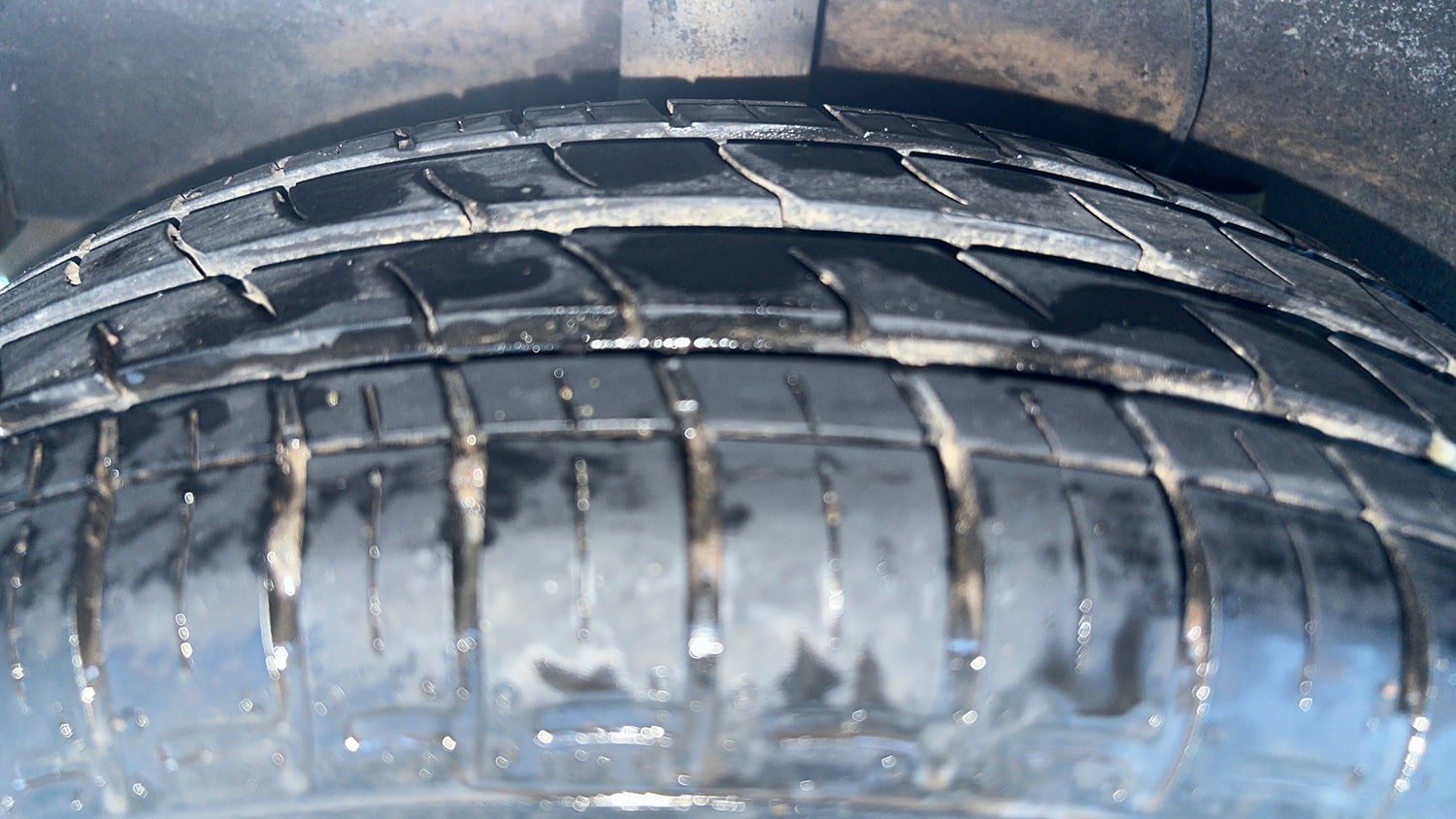 Used 2021 Hyundai Grand i10 Nios Sportz 1.2 Kappa VTVT CNG Cng Manual tyres RIGHT REAR TYRE TREAD VIEW