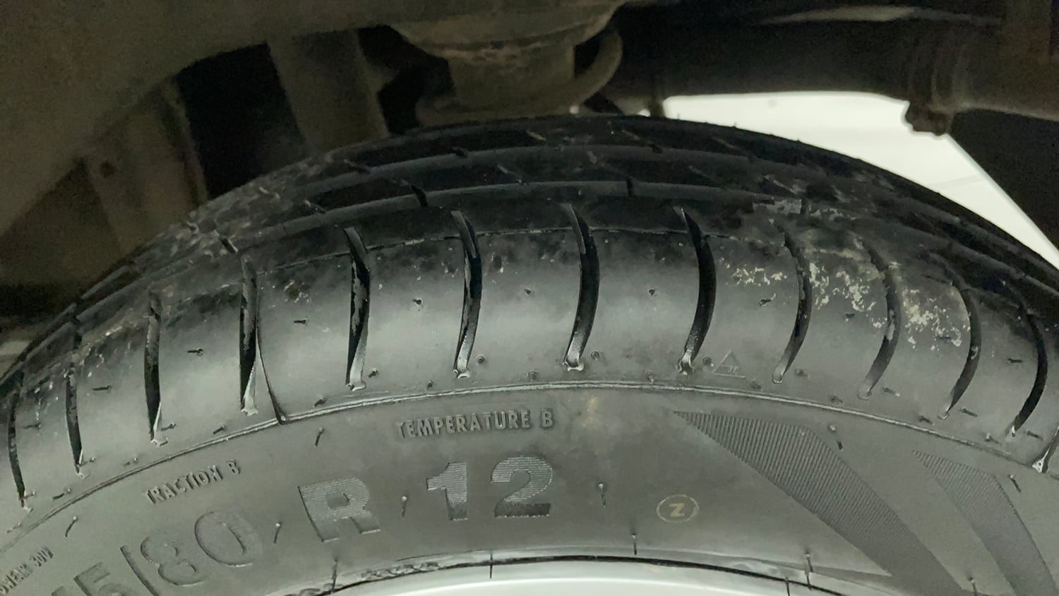 Used 2020 Maruti Suzuki Alto 800 LXi Petrol Manual tyres LEFT REAR TYRE TREAD VIEW