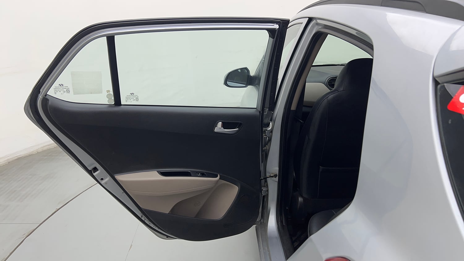 Used 2019 Hyundai Grand i10 Sportz 1.2 Kappa VTVT Petrol Manual interior LEFT REAR DOOR OPEN VIEW