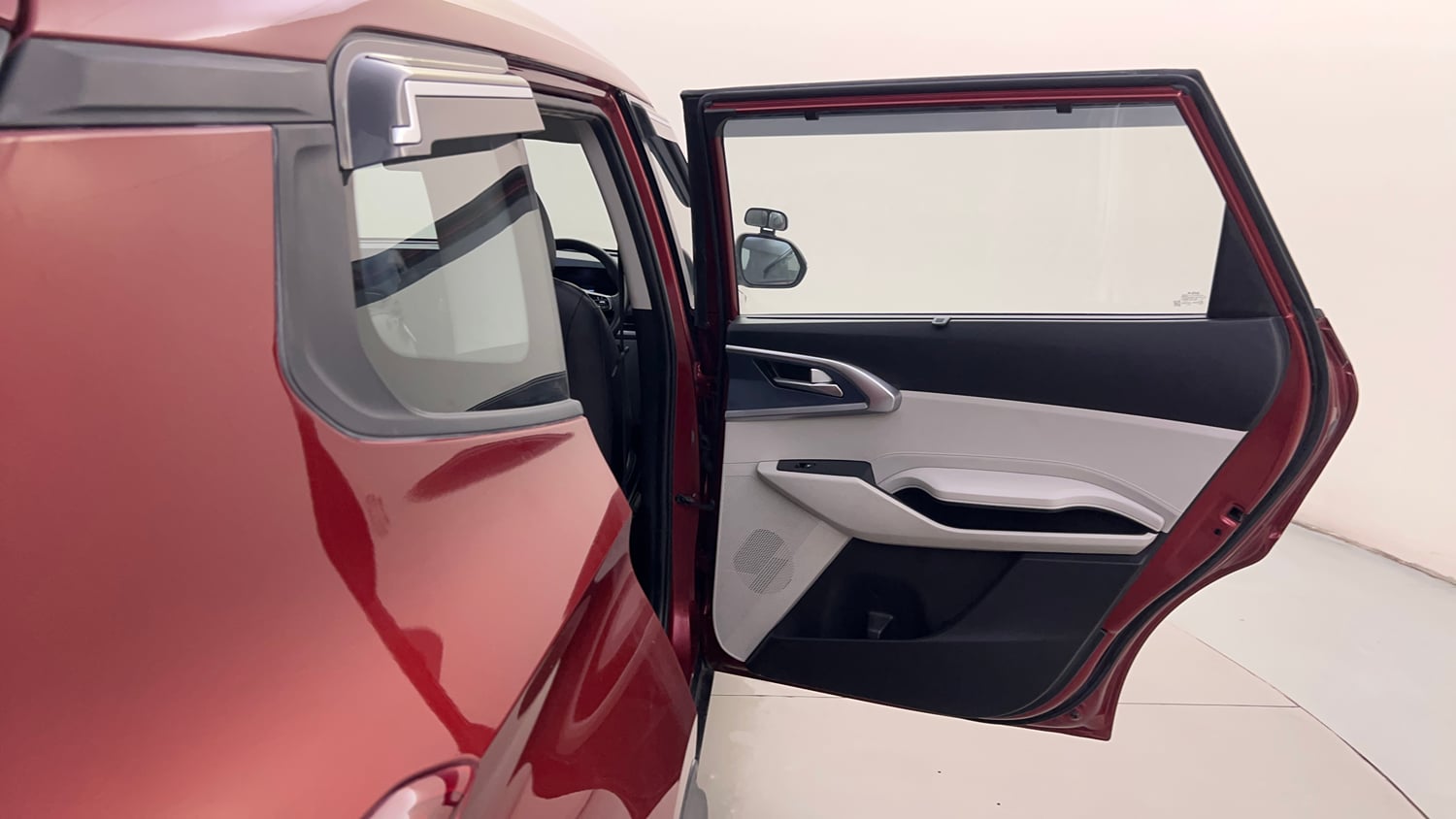 Used 2025 Kia Carens Premium (O) 1.5 Petrol 7 STR Petrol Manual interior RIGHT REAR DOOR OPEN VIEW