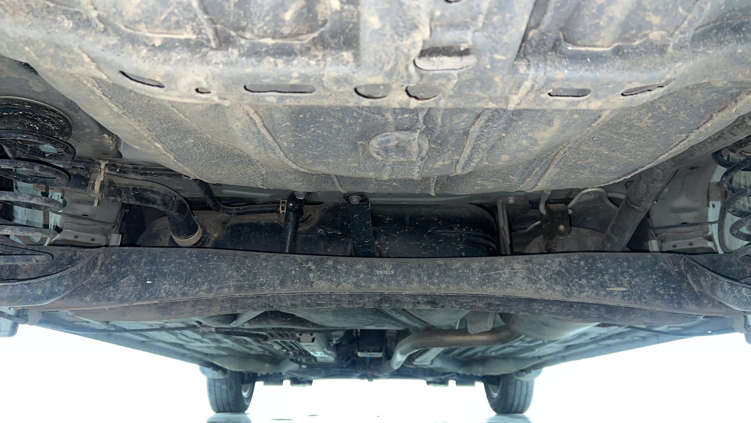 Used 2019 Honda Amaze 1.2 V MT Petrol Petrol Manual extra REAR UNDERBODY VIEW (TAKEN FROM REAR)