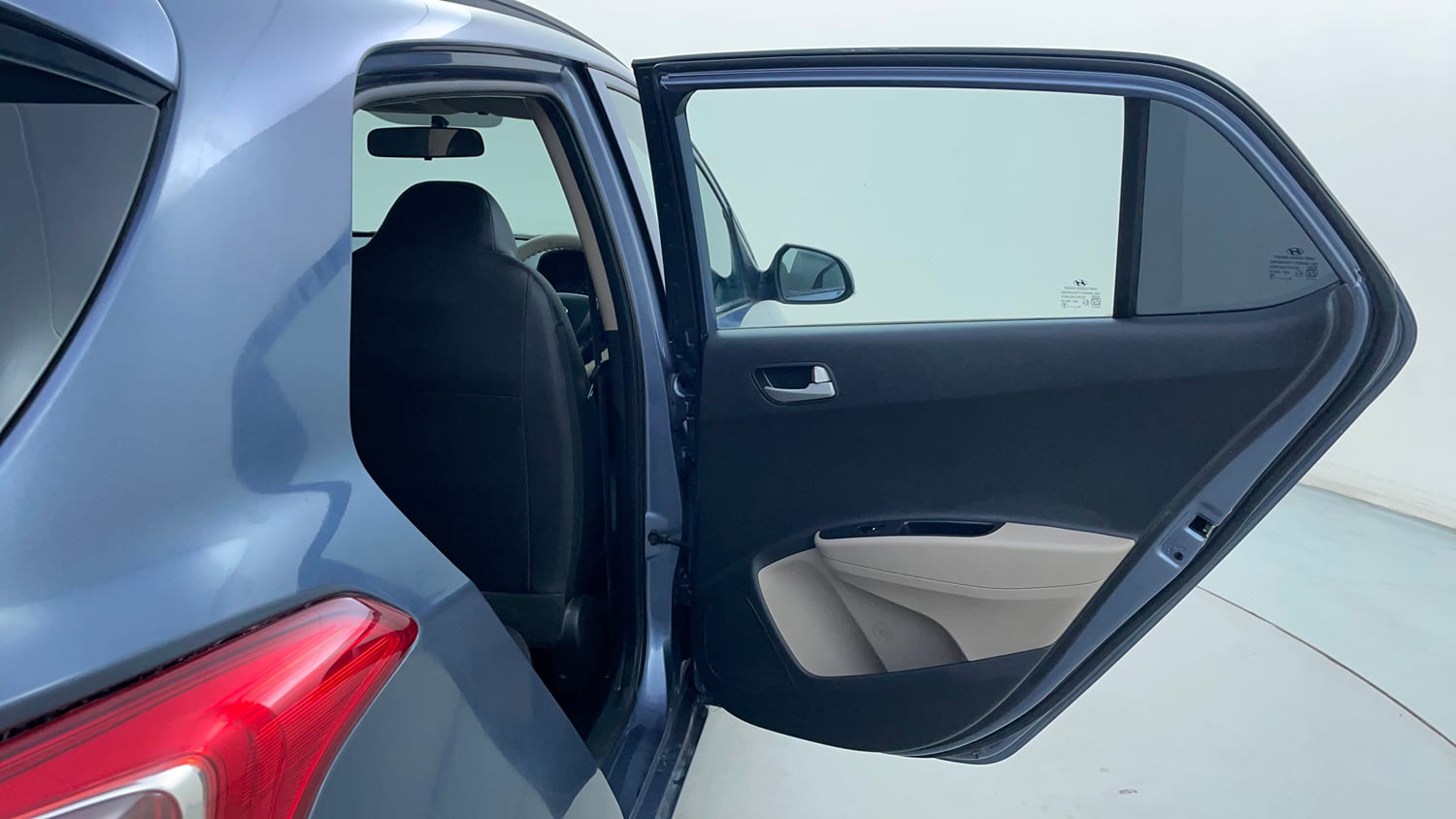 Used 2014 Hyundai Grand i10 Asta AT 1.2 Kappa VTVT Petrol Automatic interior RIGHT REAR DOOR OPEN VIEW