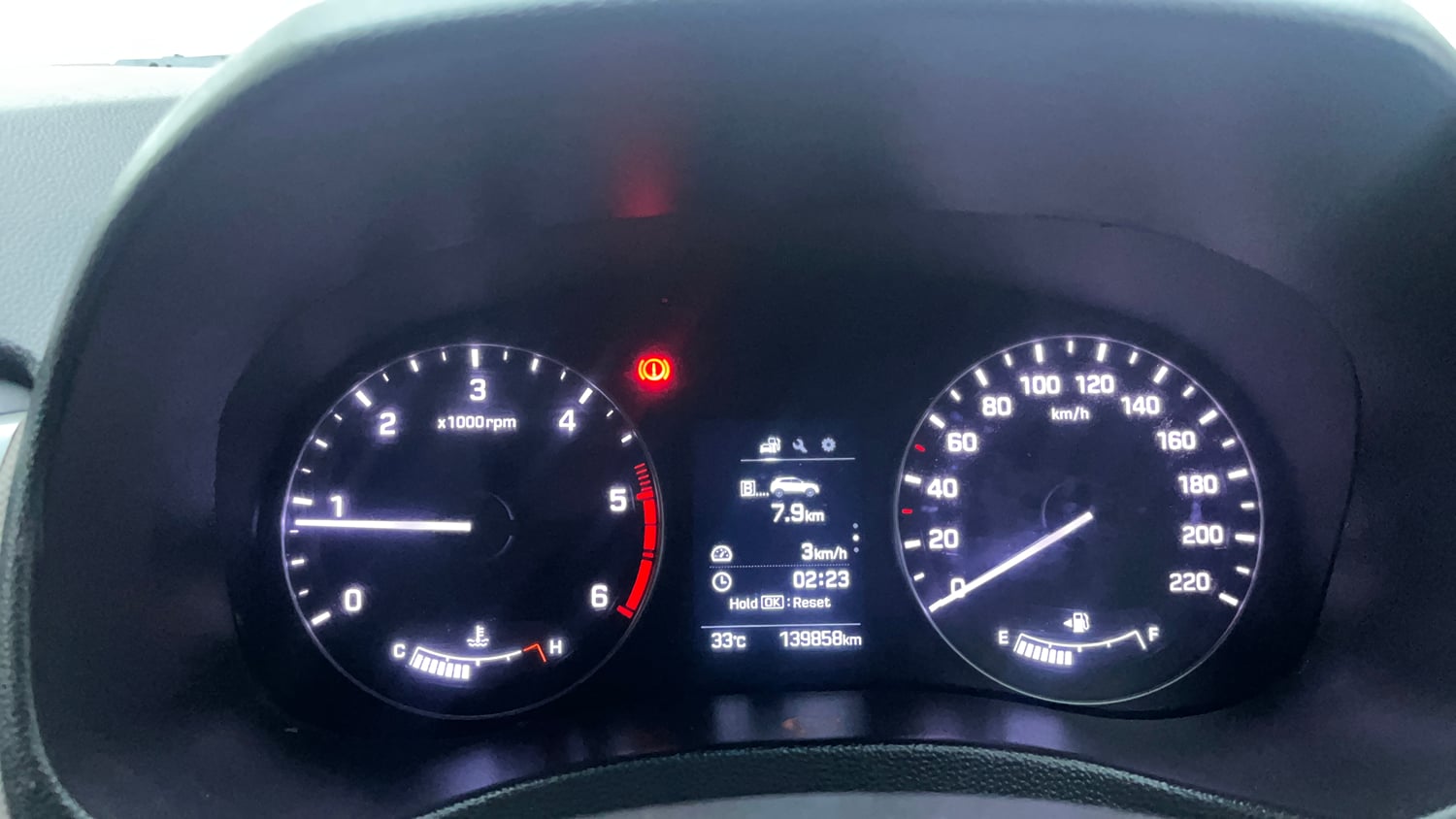 Used 2017 Hyundai Creta SX 1.6 CRDI (O) Diesel Manual interior CLUSTERMETER VIEW