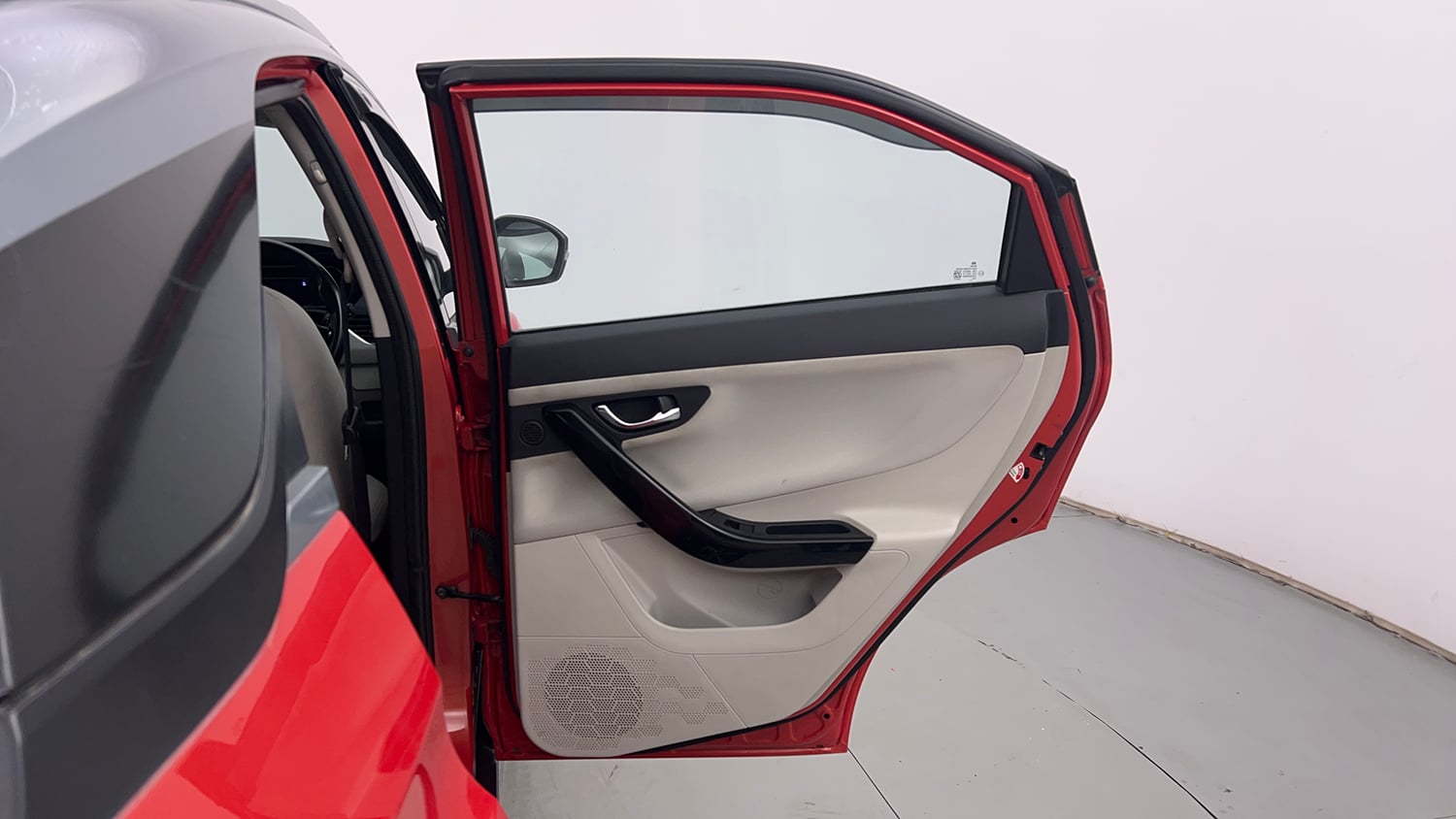 Used 2022 Tata Nexon XZA Plus  (S) Dual Tone Petrol Automatic interior RIGHT REAR DOOR OPEN VIEW