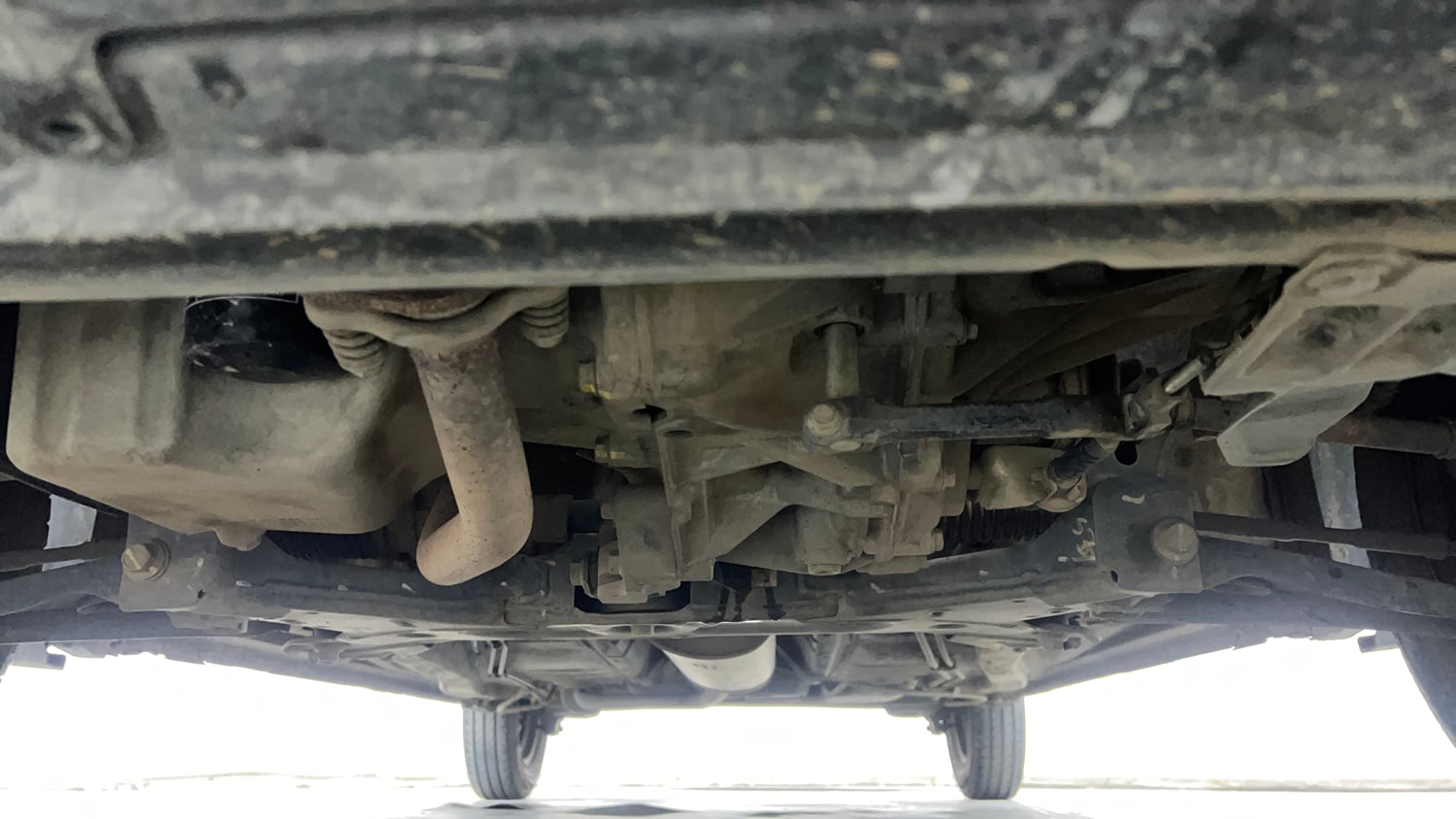 Used 2024 Maruti Suzuki Alto K10 VXi Plus Petrol Manual extra FRONT LEFT UNDERBODY VIEW