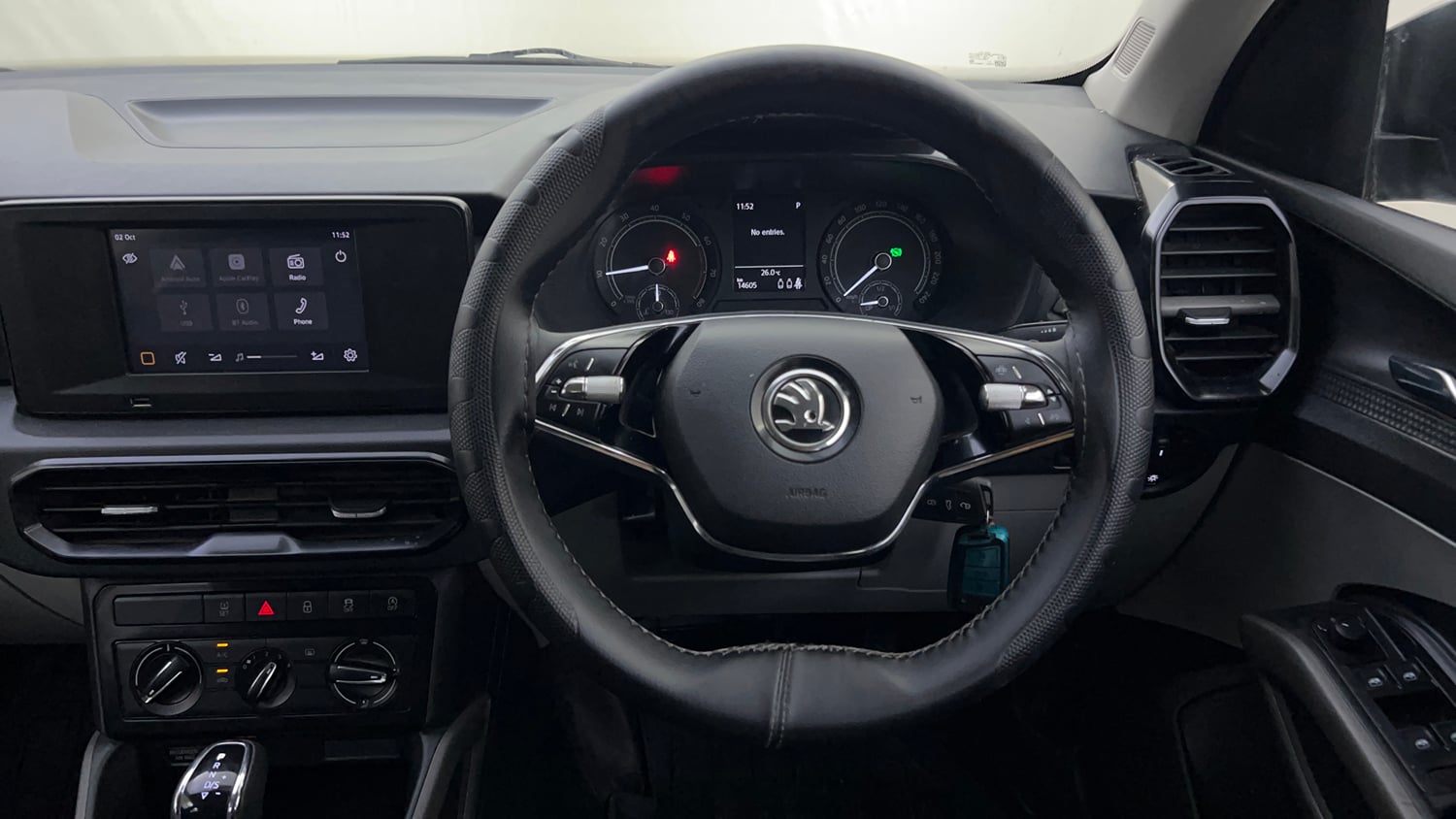 Used 2026 Skoda Kylaq Signature AT Petrol Automatic interior STEERING VIEW