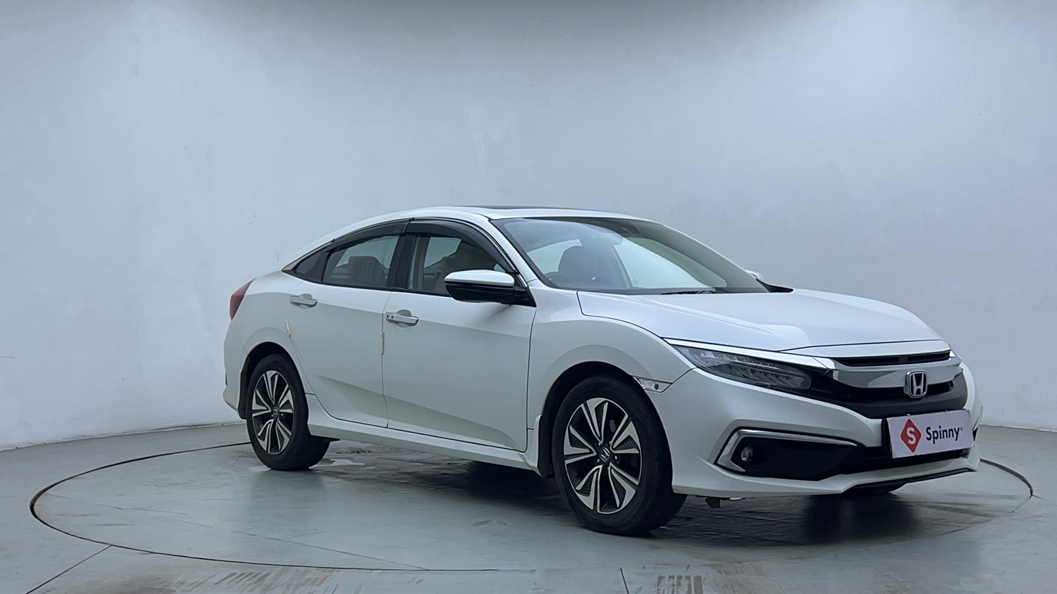 Used 2019 Honda Civic ZX CVT Petrol Petrol Automatic exterior RIGHT FRONT CORNER VIEW