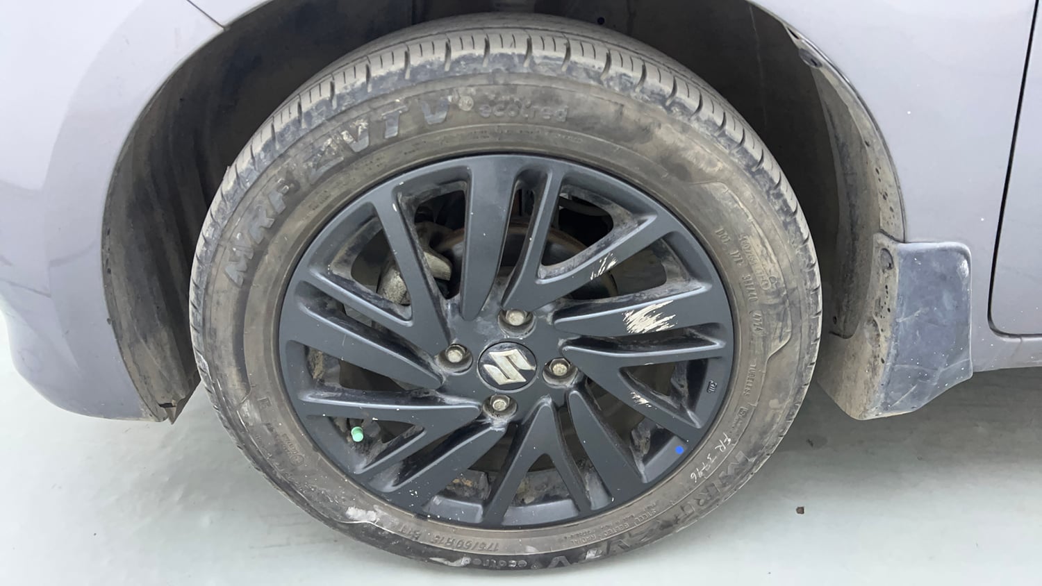 Used 2022 Maruti Suzuki Celerio ZXi Plus AMT Petrol Automatic tyres LEFT FRONT TYRE RIM VIEW