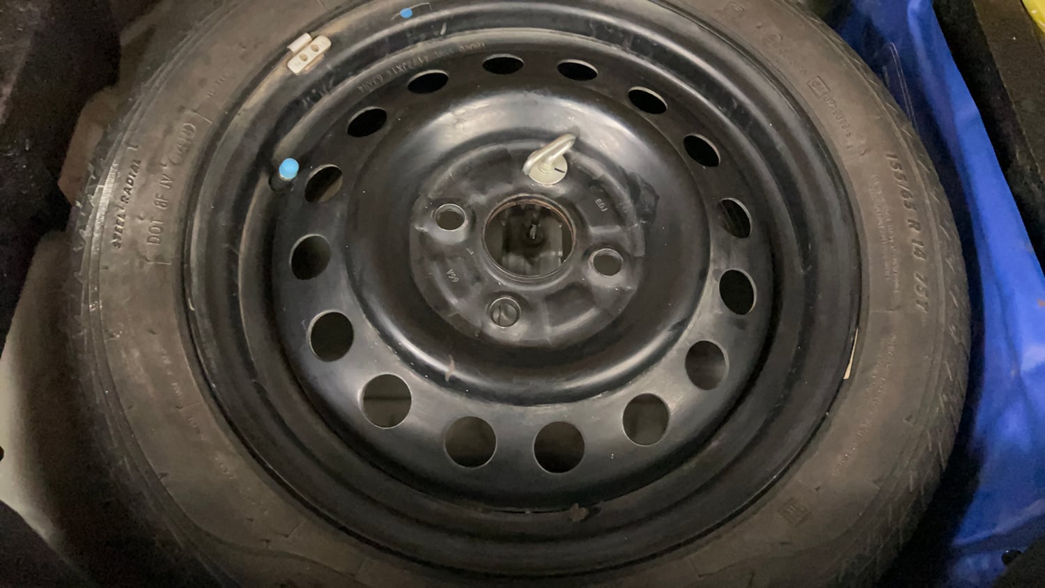 Used 2018 Maruti Suzuki Wagon R VXI Petrol Manual tyres SPARE TYRE VIEW