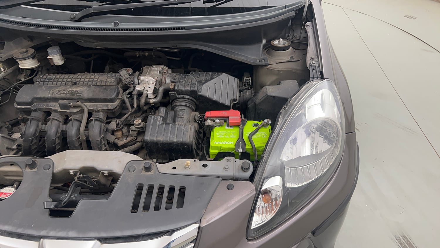 Used 2013 Honda Amaze 1.2 S i-VTEC Petrol Manual engine ENGINE LEFT SIDE VIEW
