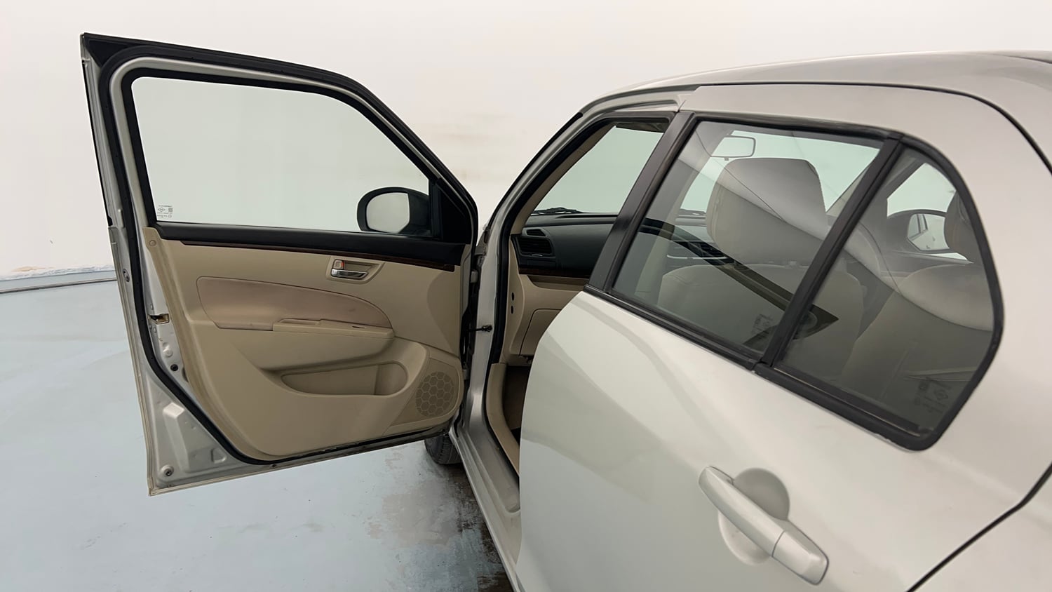 Used 2015 Maruti Suzuki Swift Dzire VXI Petrol Manual interior LEFT FRONT DOOR OPEN VIEW