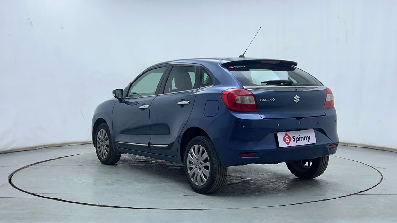 Used 2017 Maruti Suzuki Baleno Zeta 1.2 Petrol Manual exterior LEFT REAR CORNER VIEW