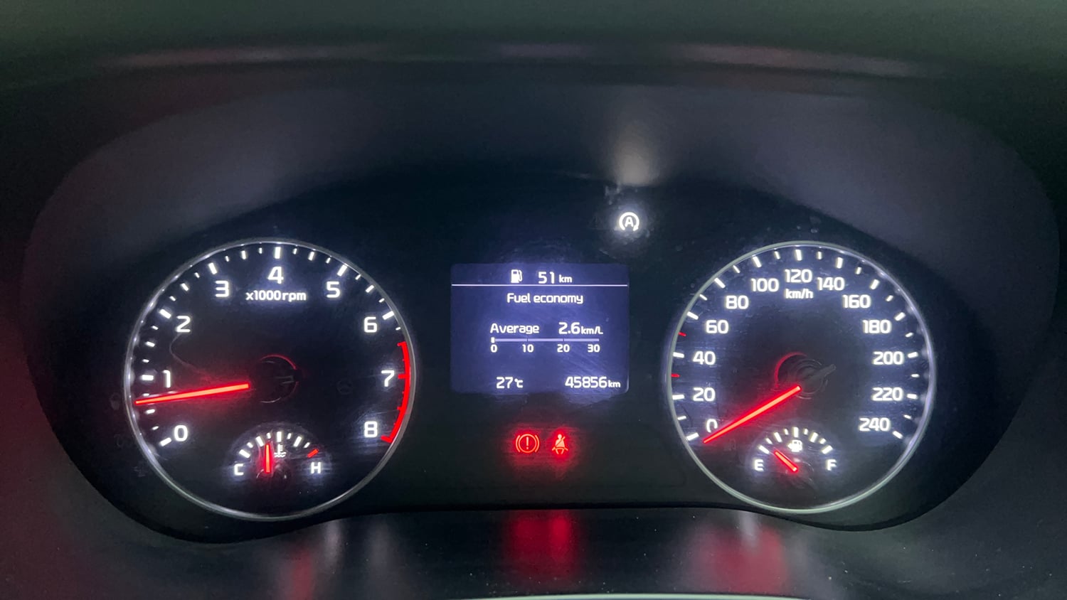 Used 2023 Kia Seltos HTK 1.5 Petrol Manual interior CLUSTERMETER VIEW