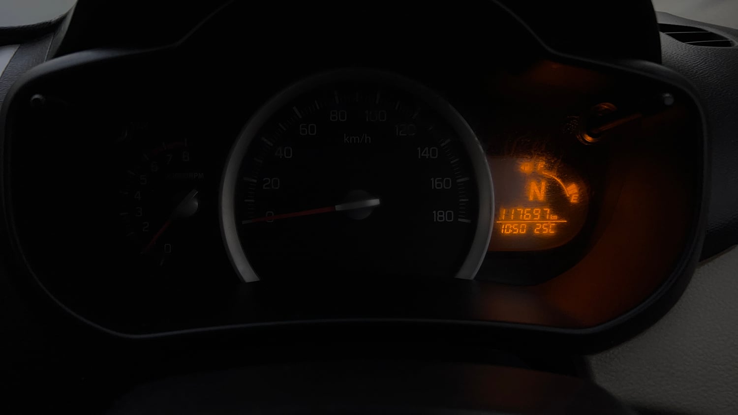 Used 2017 Maruti Suzuki Celerio ZXI (O) AMT Petrol Automatic interior CLUSTERMETER VIEW