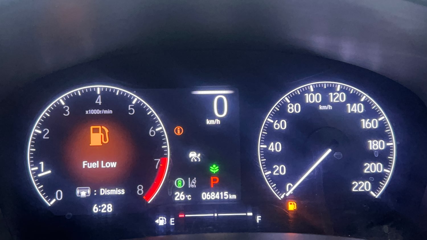 Used 2023 Honda City ZX Petrol CVT Petrol Automatic interior CLUSTERMETER VIEW
