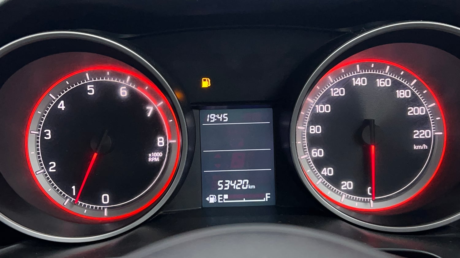 Used 2020 Maruti Suzuki Swift VXi Petrol Manual interior CLUSTERMETER VIEW