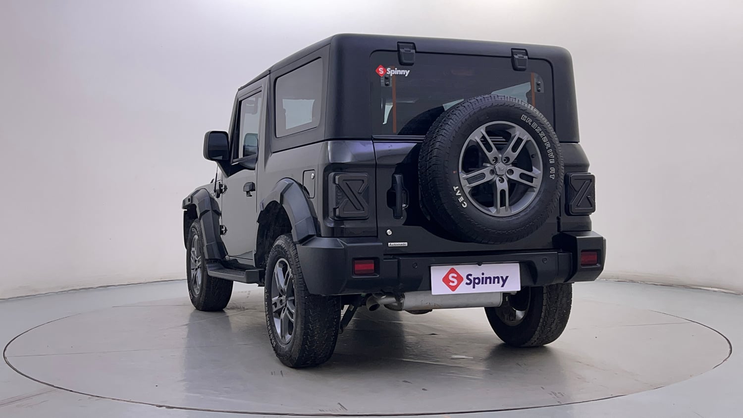 Used 2024 Mahindra Thar LX Hard Top Petrol AT RWD Petrol Automatic exterior LEFT REAR CORNER VIEW