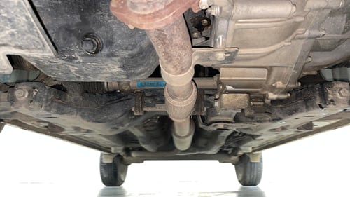 Used 2024 Tata Nexon Creative 1.2 Petrol 6MT Dark Edition Petrol Manual extra FRONT LEFT UNDERBODY VIEW