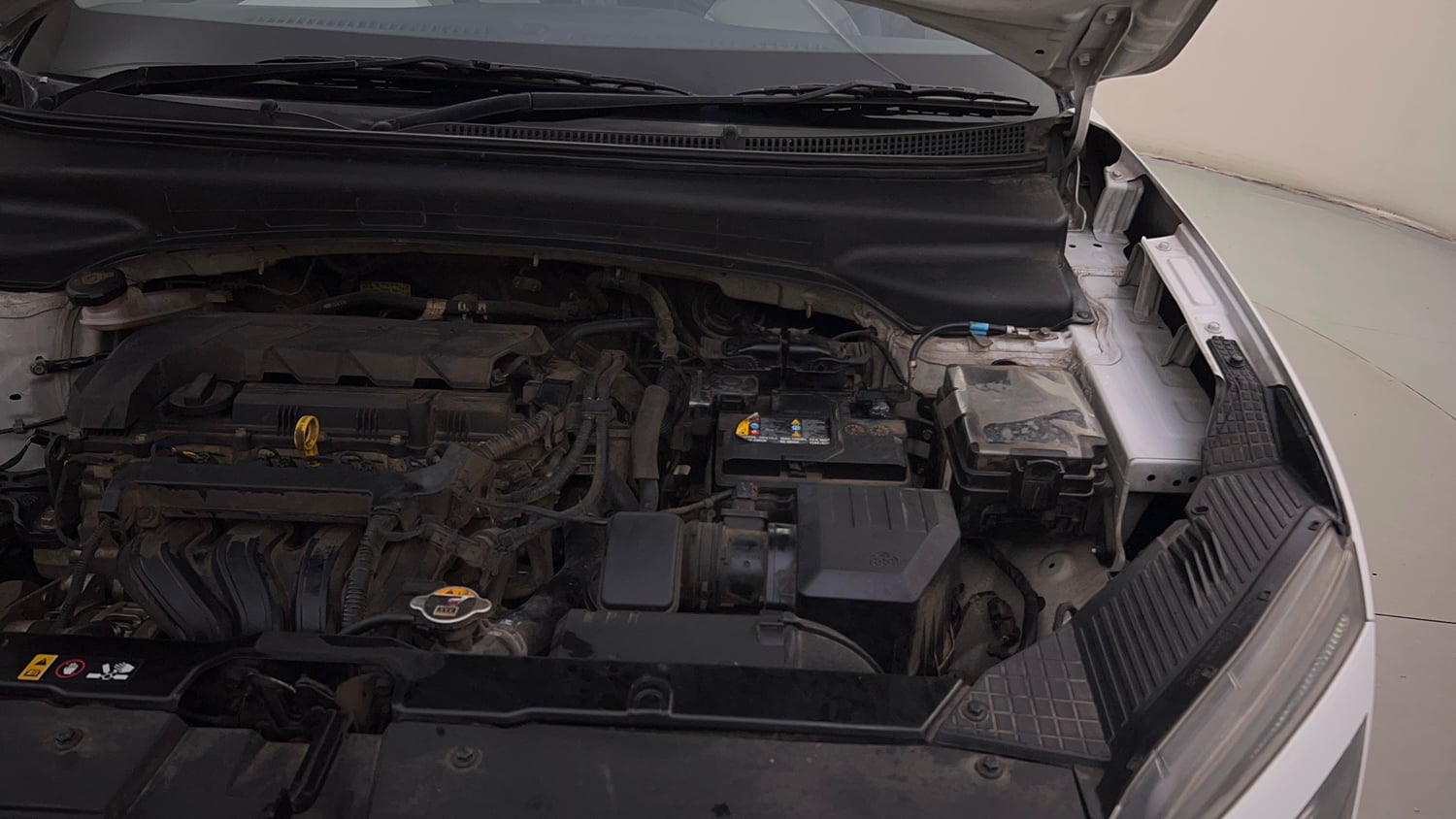 Used 2023 Hyundai Creta SX 1.5 Petrol Petrol Manual engine ENGINE LEFT SIDE HINGE & APRON VIEW