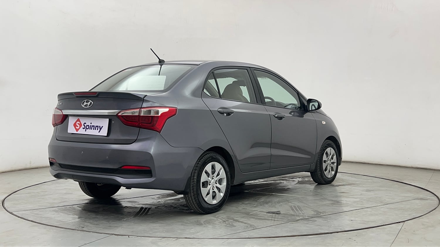 Used 2019 Hyundai Xcent S Petrol Manual exterior RIGHT REAR CORNER VIEW