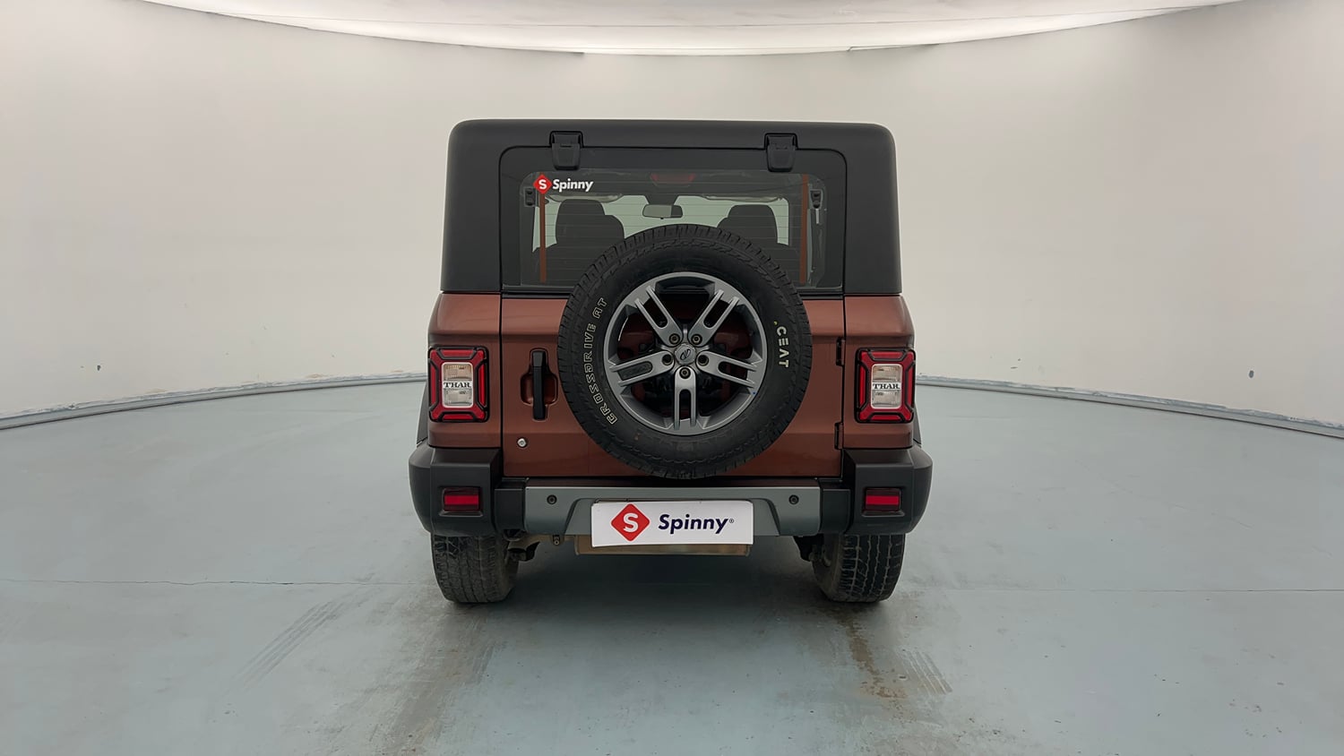 Used 2021 mahindra Thar LX Hard Top Petrol MT 4WD Petrol Manual exterior BACK VIEW