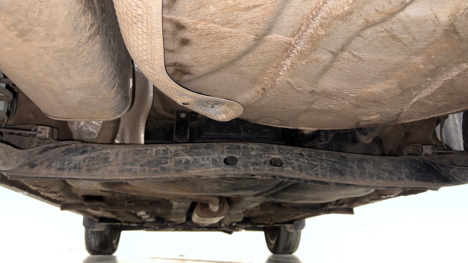Used 2026 Skoda Kylaq Signature AT Petrol Automatic extra REAR UNDERBODY VIEW (TAKEN FROM REAR)
