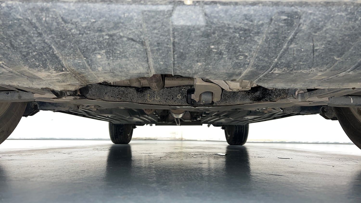 Used 2022 Maruti Suzuki S-Cross Zeta Petrol Manual extra FRONT LEFT UNDERBODY VIEW