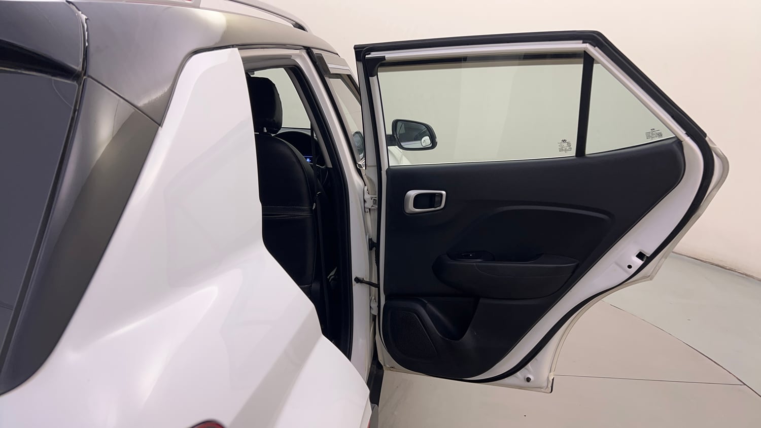 Used 2019 Hyundai Venue SX Plus 1.0 Turbo DCT Petrol Automatic interior RIGHT REAR DOOR OPEN VIEW