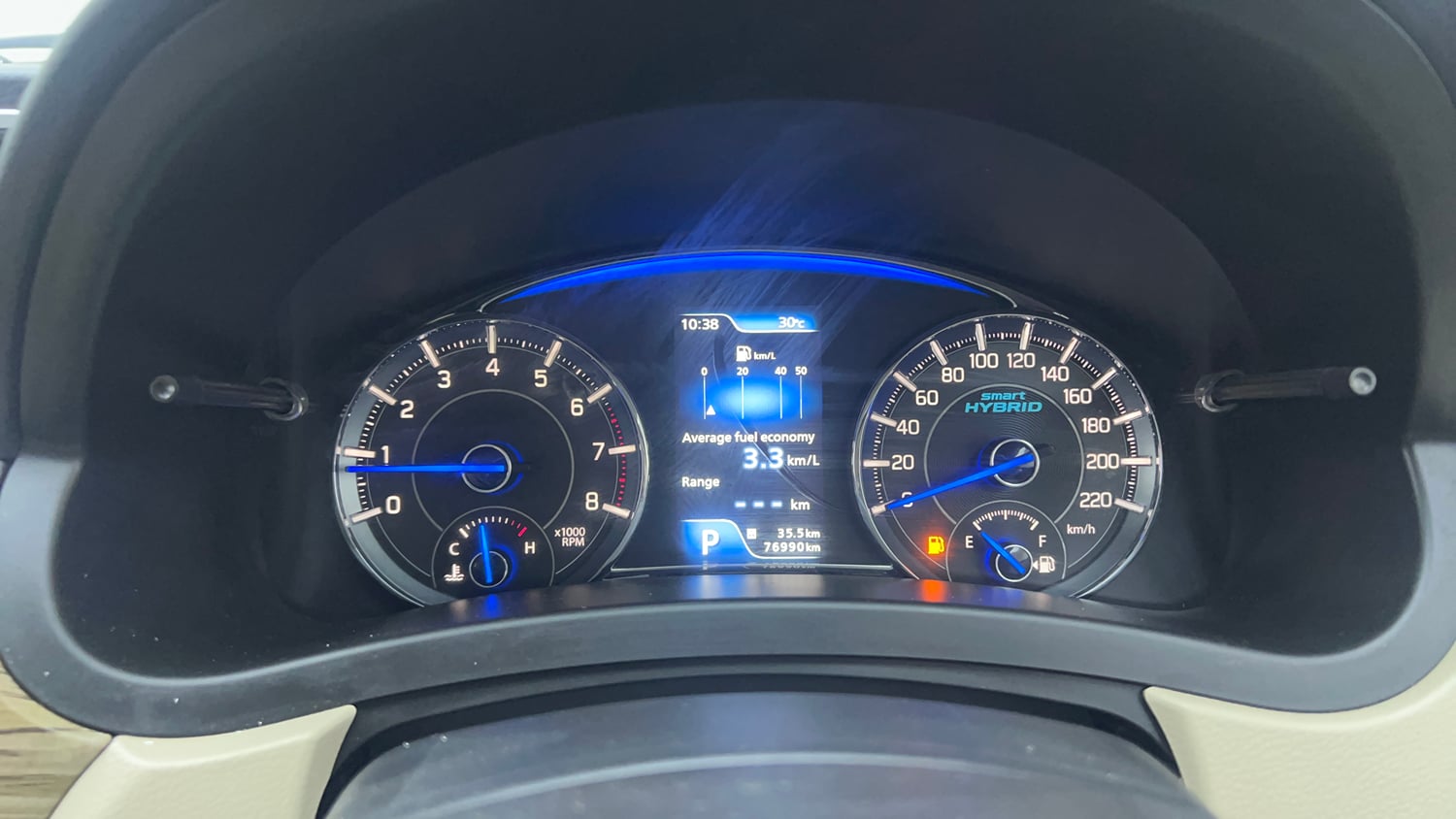 Used 2020 Maruti Suzuki Ciaz Alpha 1.5 AT Petrol Automatic interior CLUSTERMETER VIEW