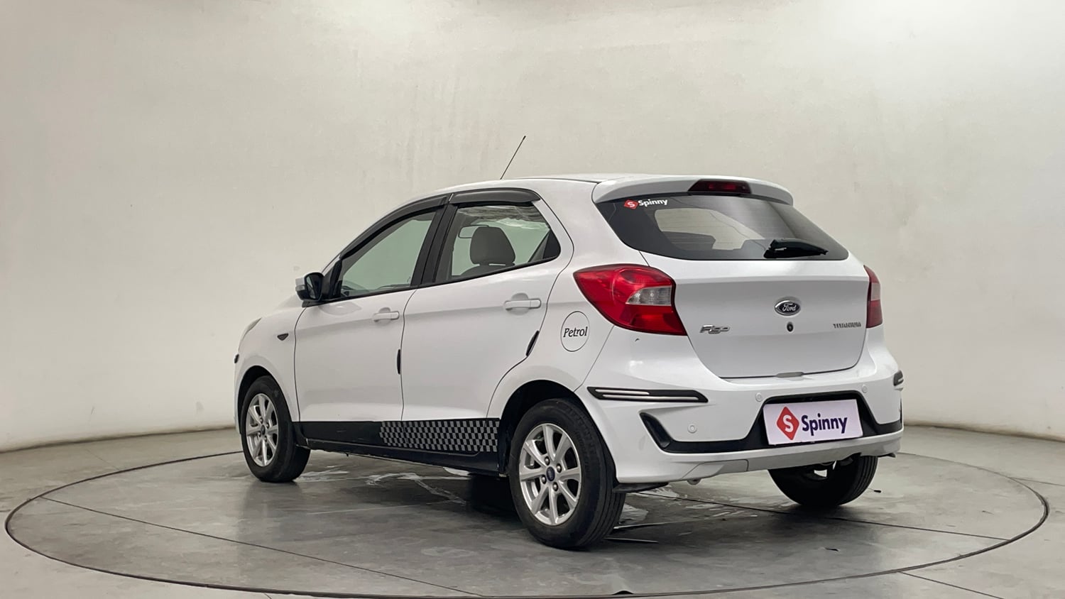 Used 2019 Ford Figo Titanium 1.5 Ti-VCT AT Petrol Automatic exterior LEFT REAR CORNER VIEW