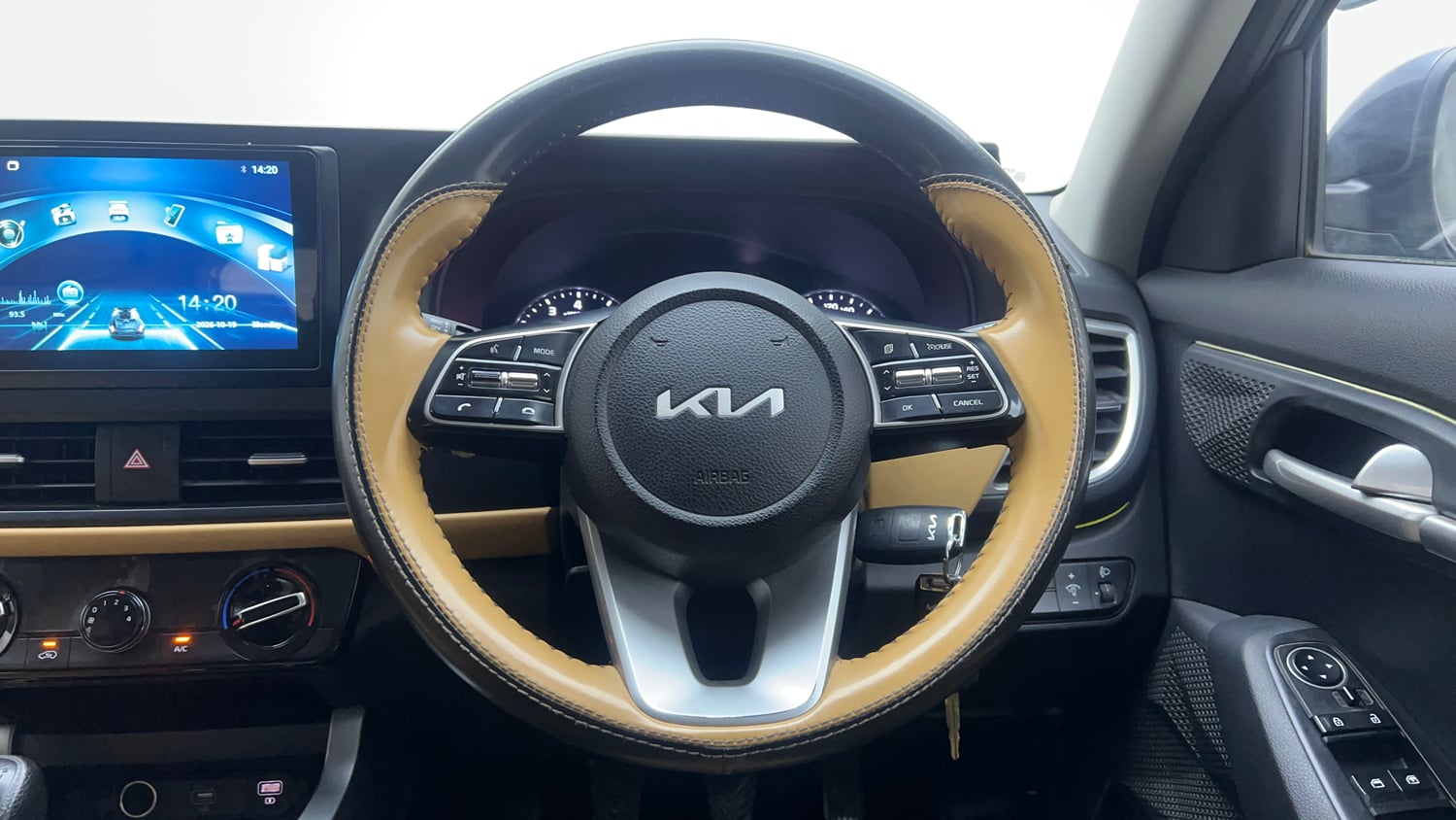 Used 2023 Kia Seltos HTK 1.5 Petrol Manual interior STEERING VIEW