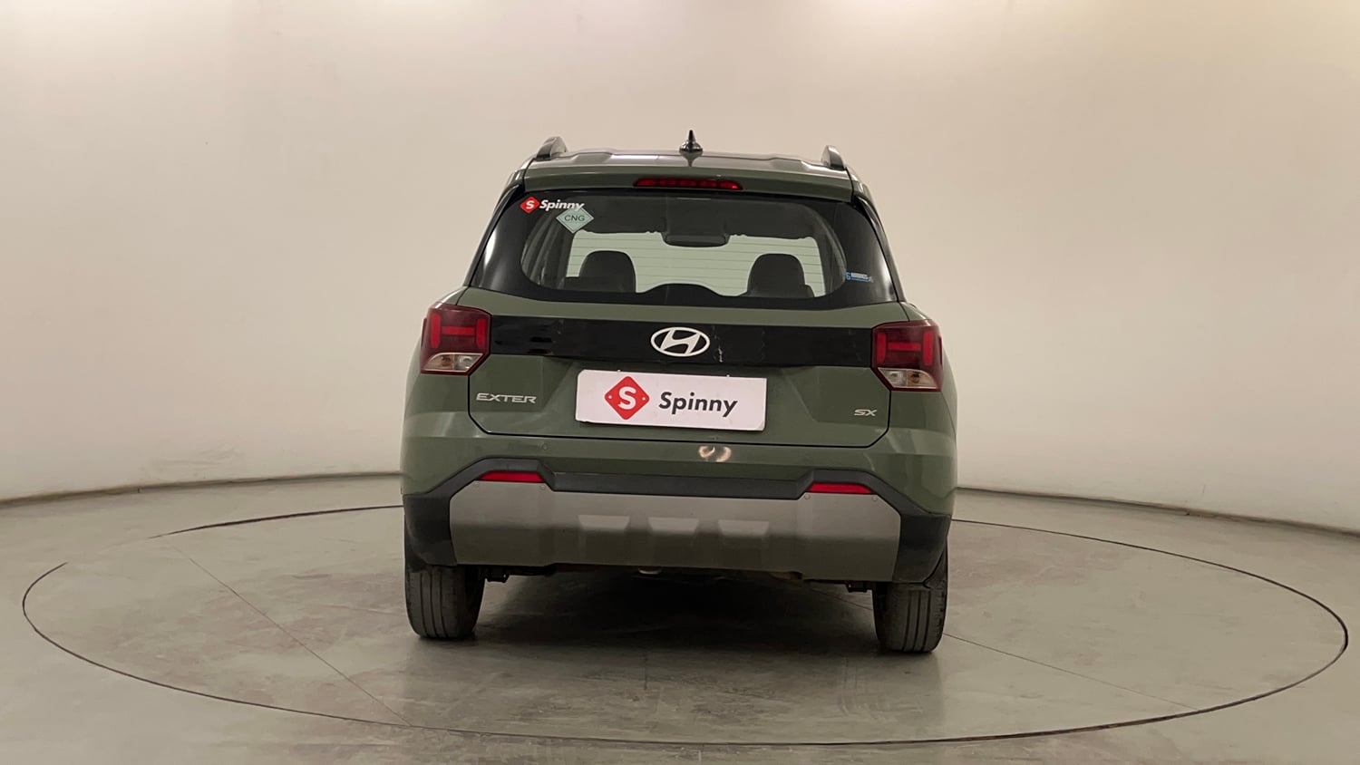 Used 2024 Hyundai Exter SX 1.2 CNG MT Cng Manual exterior BACK VIEW