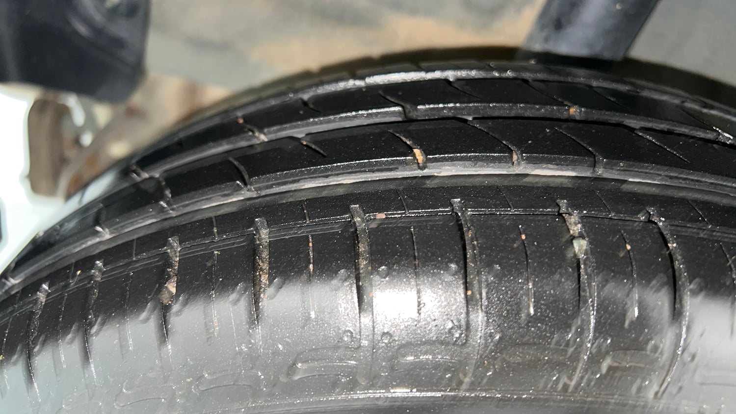 Used 2024 Hyundai Exter S 1.2 MT Petrol Manual tyres RIGHT REAR TYRE TREAD VIEW