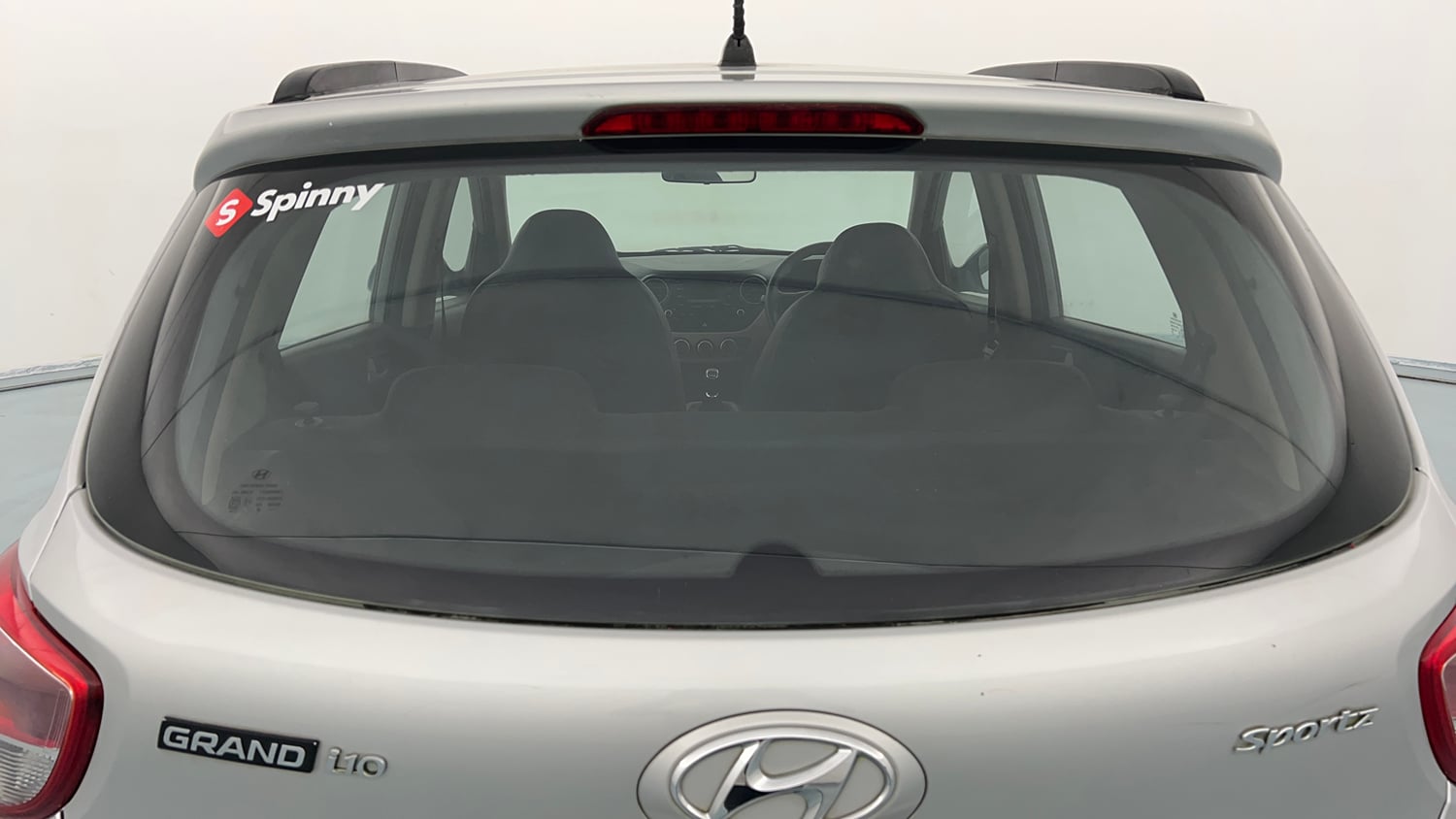 Used 2015 Hyundai Grand i10 Sportz 1.2 Kappa VTVT Petrol Manual exterior BACK WINDSHIELD VIEW