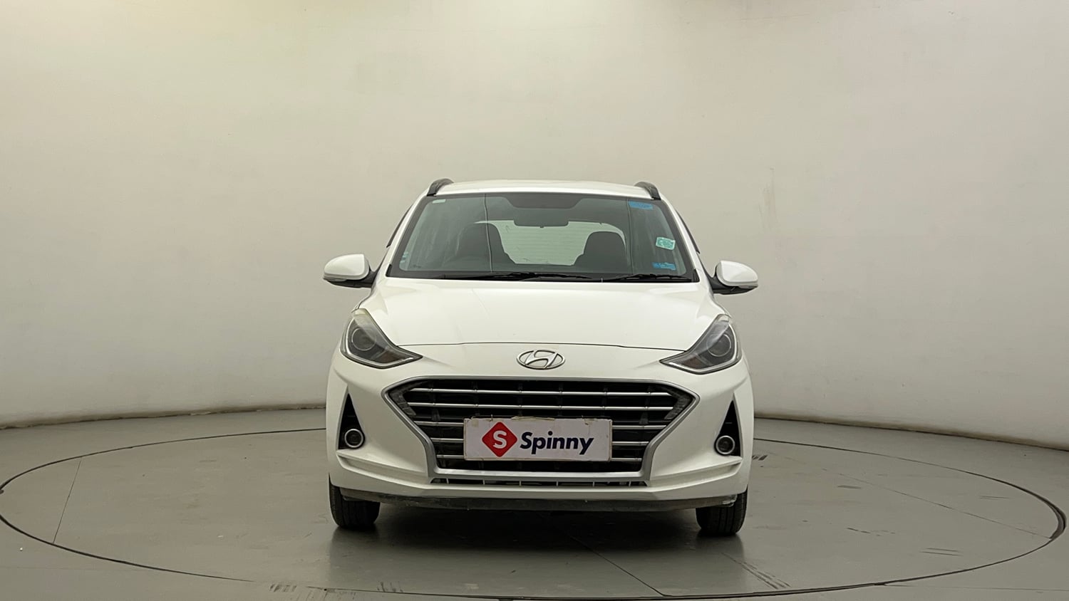 Used 2021 Hyundai Grand i10 Nios Sportz AMT 1.2 Kappa VTVT Petrol Automatic exterior FRONT VIEW