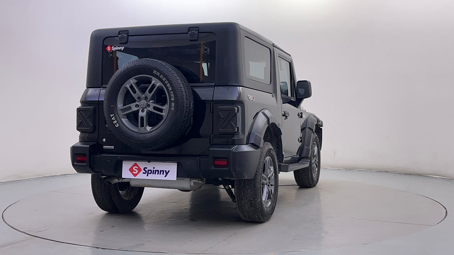 Used 2024 Mahindra Thar LX Hard Top Petrol AT RWD Petrol Automatic exterior RIGHT REAR CORNER VIEW