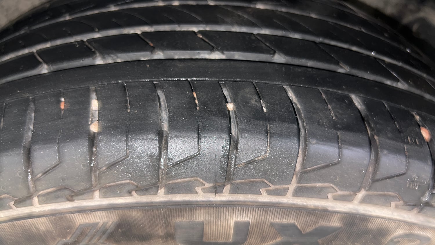Used 2023 Hyundai Creta SX 1.5 Petrol Petrol Manual tyres LEFT REAR TYRE TREAD VIEW