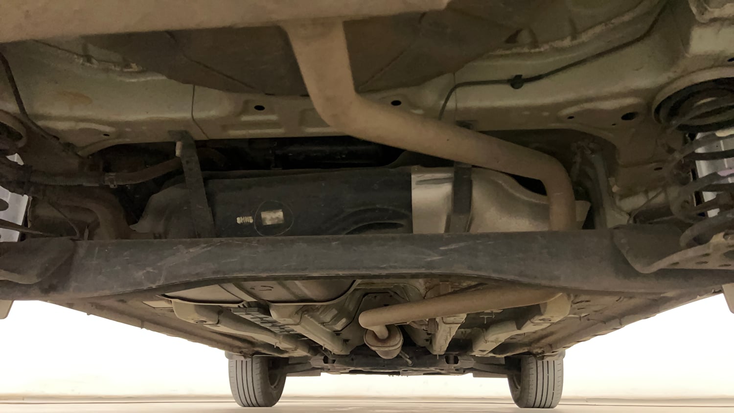 Used 2023 Hyundai Creta E 1.5 Petrol Petrol Manual extra REAR UNDERBODY VIEW (TAKEN FROM REAR)