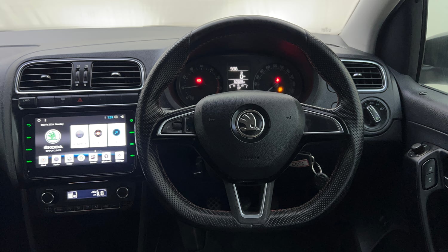 Used 2021 Skoda Rapid Style Petrol Manual interior STEERING VIEW