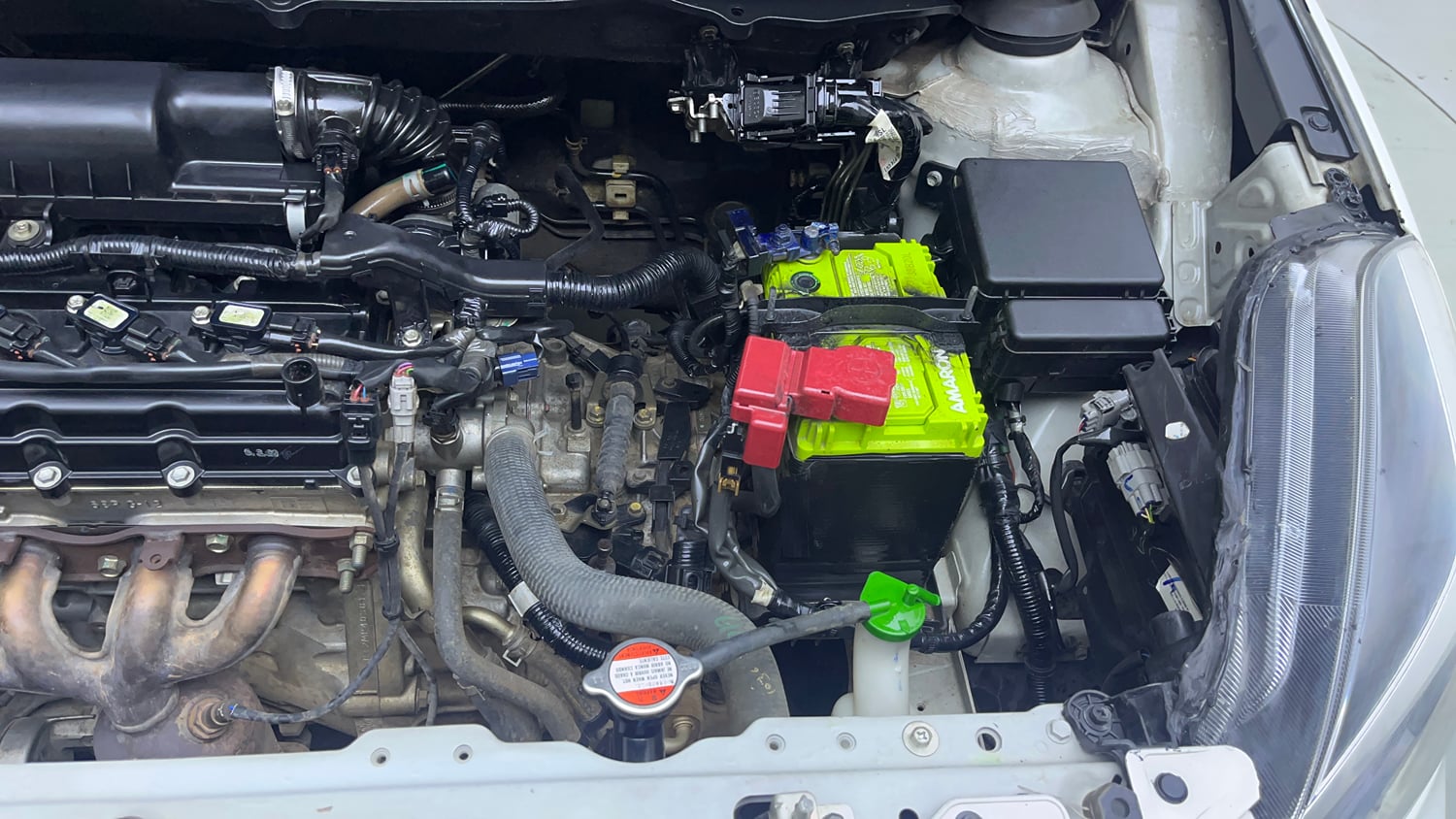 Used 2020 Toyota Glanza V CVT Petrol Automatic engine ENGINE LEFT SIDE VIEW