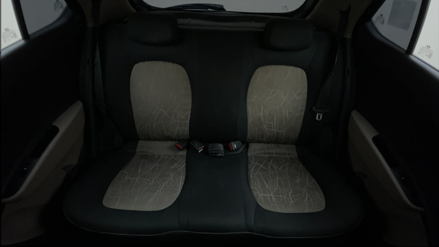 Used 2014 Hyundai Grand i10 Asta AT 1.2 Kappa VTVT Petrol Automatic interior REAR SEAT CONDITION VIEW