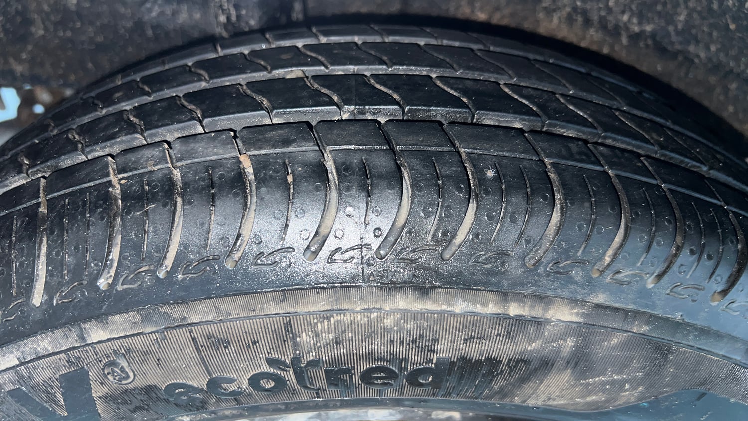 Used 2025 Maruti Suzuki Wagon R VXI 1.0 Petrol Manual tyres RIGHT REAR TYRE TREAD VIEW