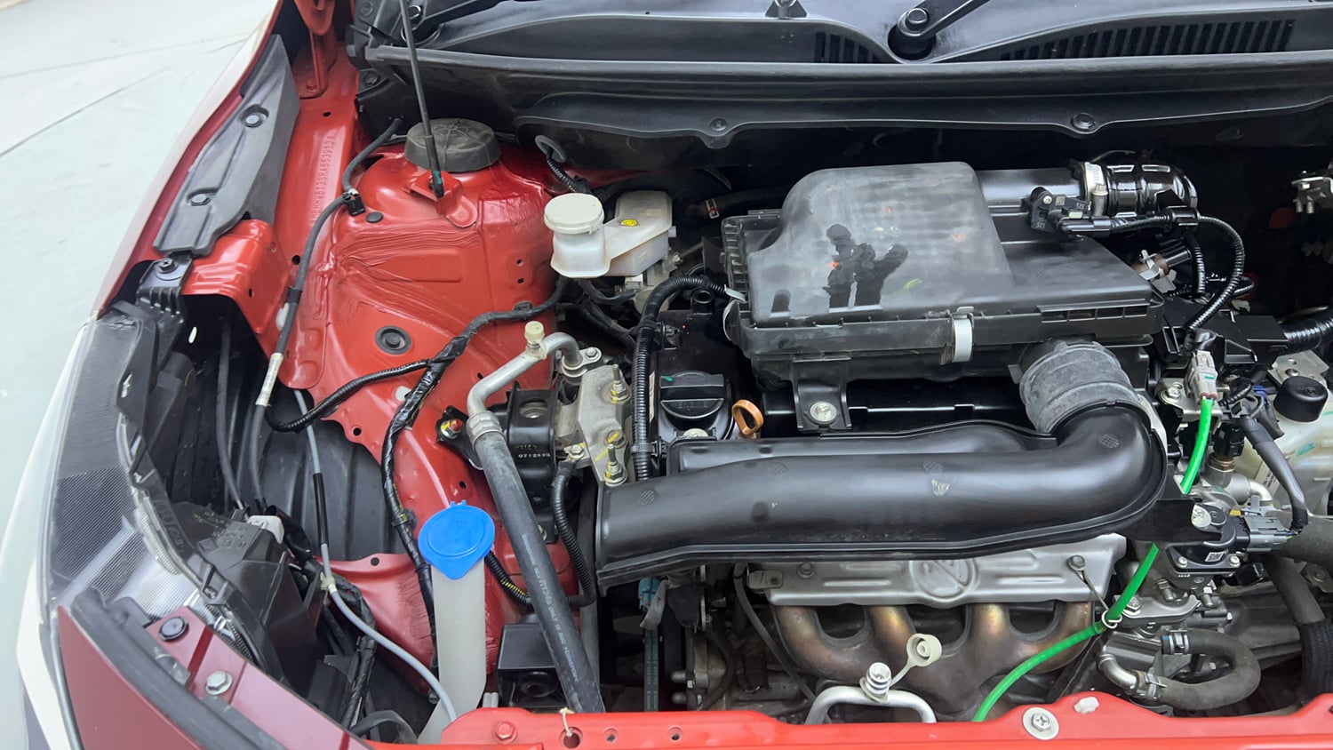 Used 2024 Maruti Suzuki Baleno Alpha AGS Petrol Automatic engine ENGINE RIGHT SIDE VIEW