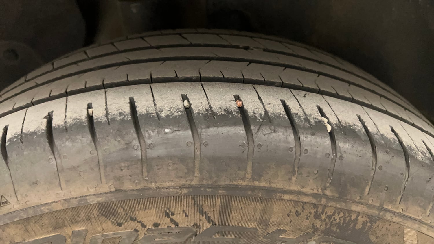 Used 2023 Hyundai Creta E 1.5 Petrol Petrol Manual tyres RIGHT REAR TYRE TREAD VIEW