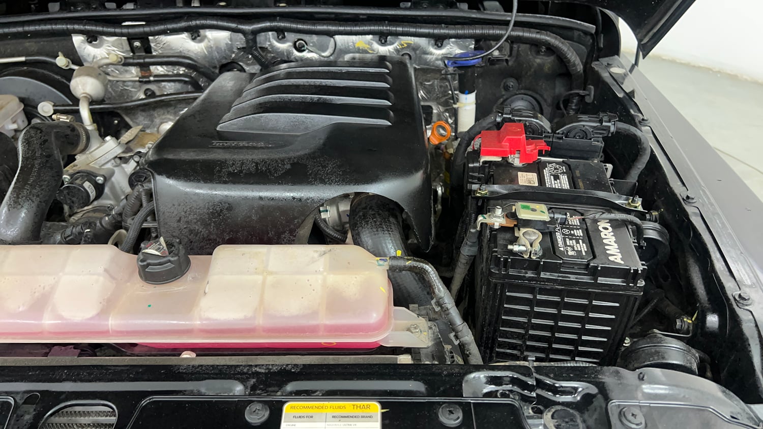 Used 2024 Mahindra Thar LX Hard Top Petrol AT RWD Petrol Automatic engine ENGINE LEFT SIDE VIEW