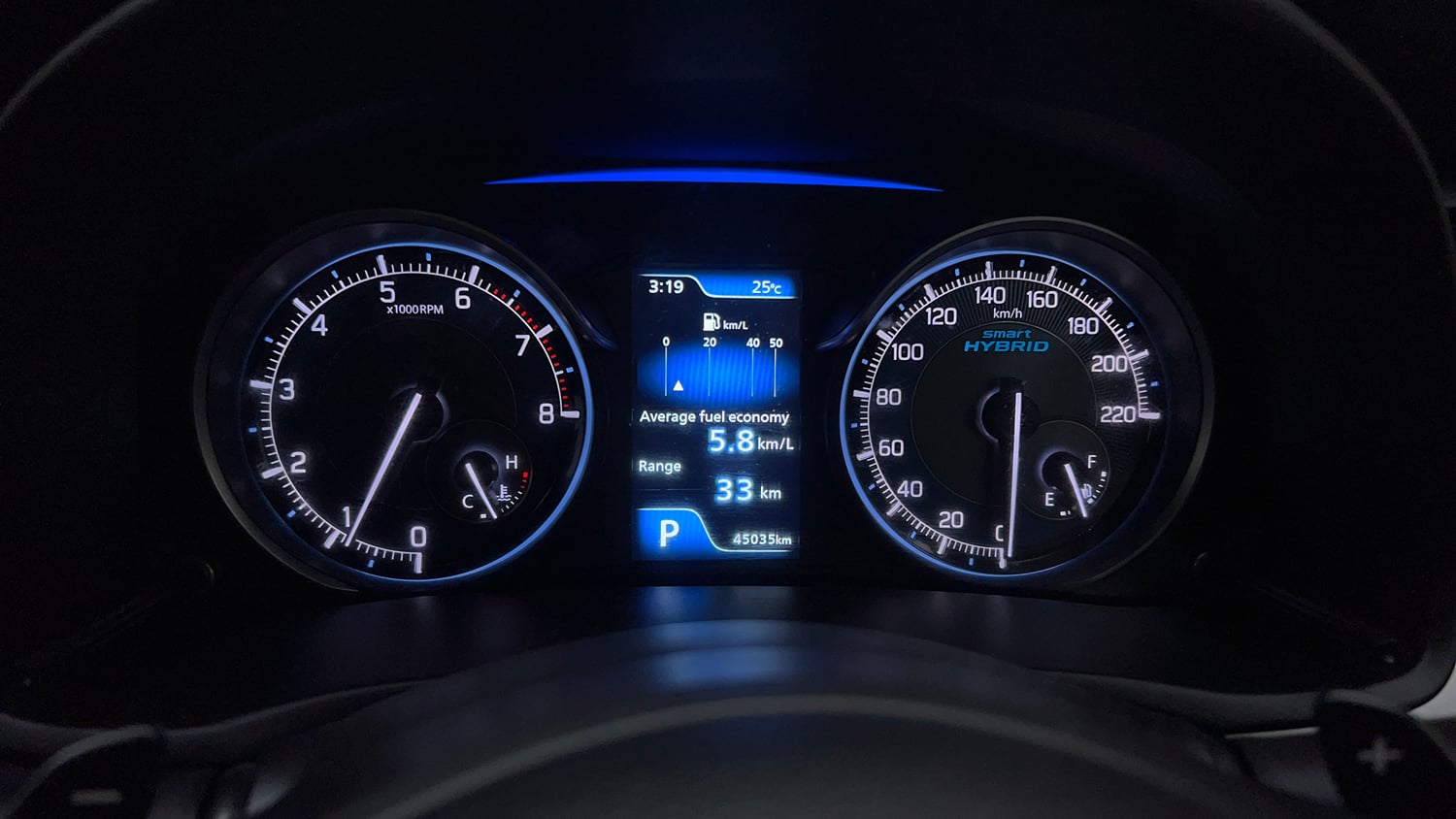 Used 2023 Maruti Suzuki XL6 Alpha Plus AT Petrol Dual Tone Petrol Automatic interior CLUSTERMETER VIEW