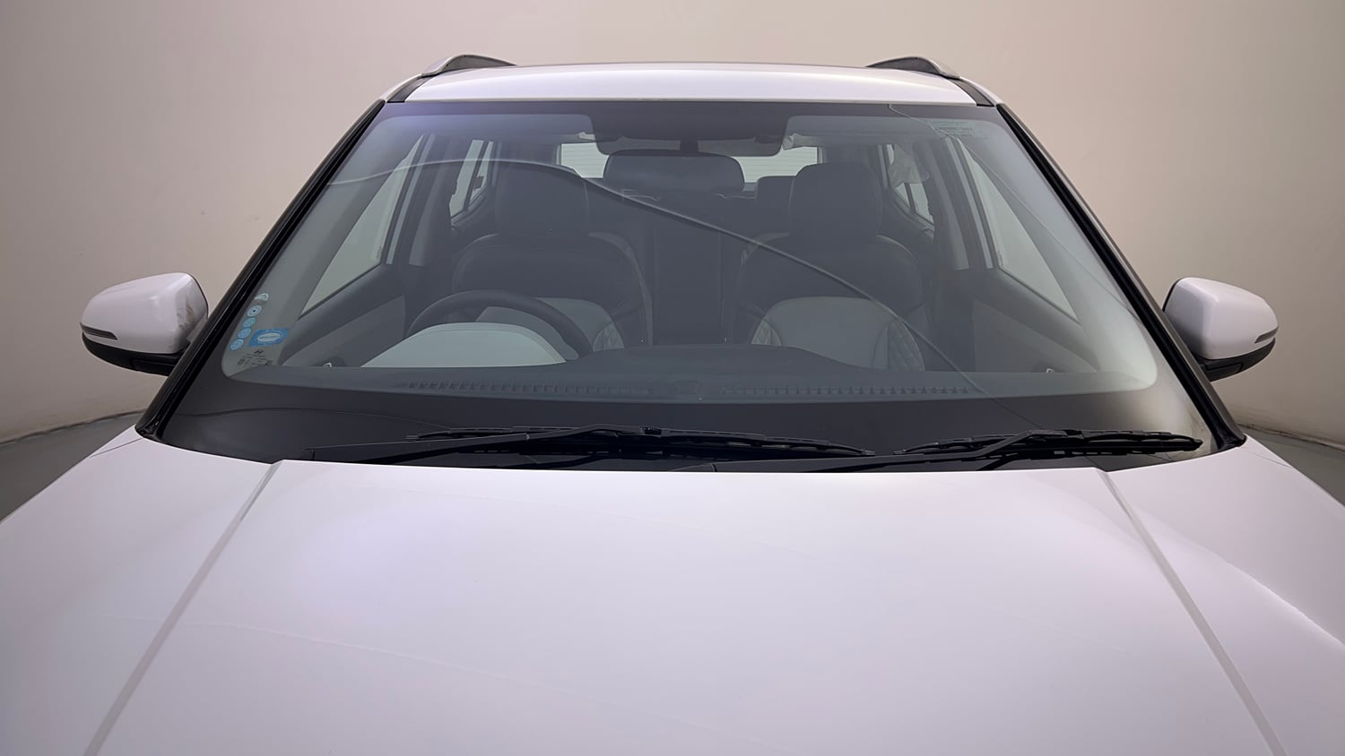 Used 2023 Hyundai Creta SX 1.5 Petrol Petrol Manual exterior FRONT WINDSHIELD VIEW