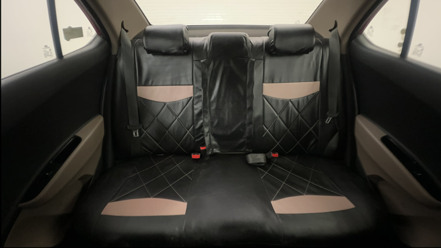 Used 2015 Hyundai Xcent S 1.2 Petrol Manual interior REAR SEAT CONDITION VIEW